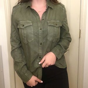 American Eagle Boyfriend Fit Button-Up